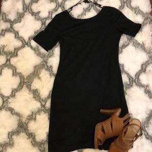 Simple black dress